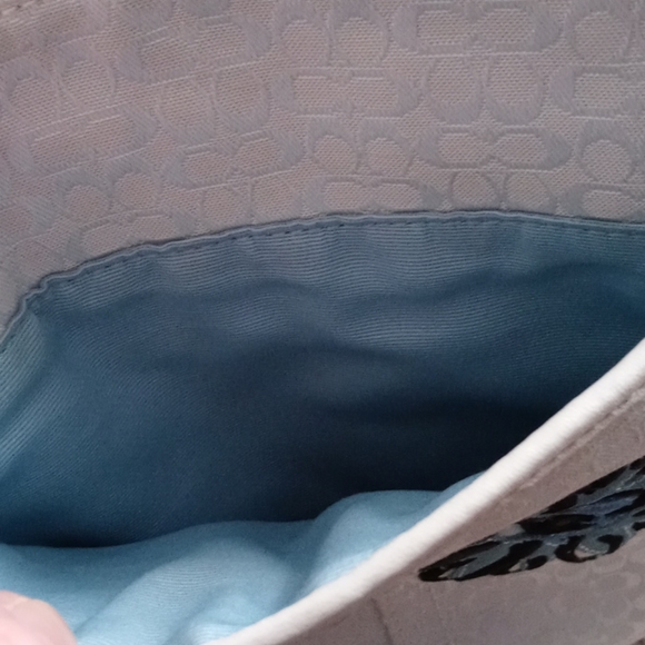 Unique floral/BEE crossbody bag white - Picture 6 of 8